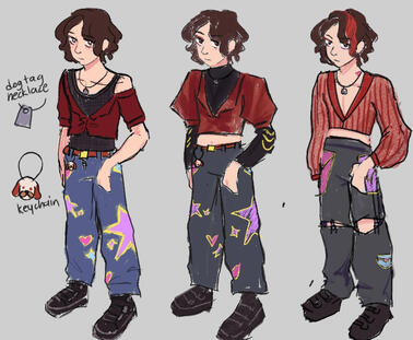 hair + clothes by me!